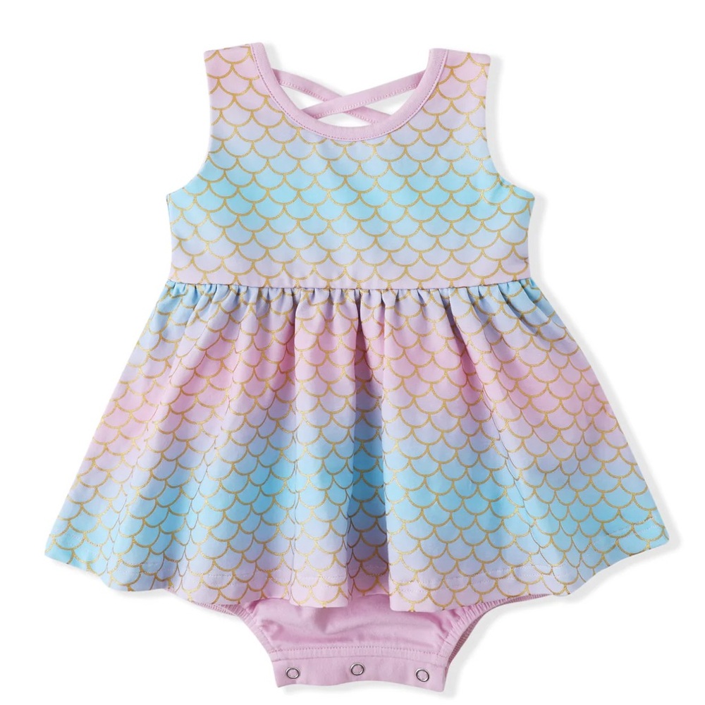 Shimmer Mermaid Bubble Dress